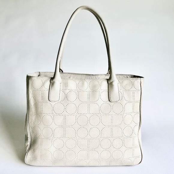 Kate Spade White Genuine Leather Handbag Shoulder Bag - Picture 5 of 16